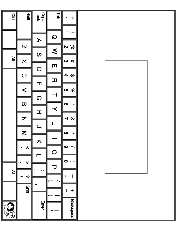  computer keyboard layout