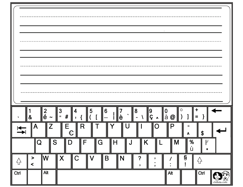 computer keyboard layout french