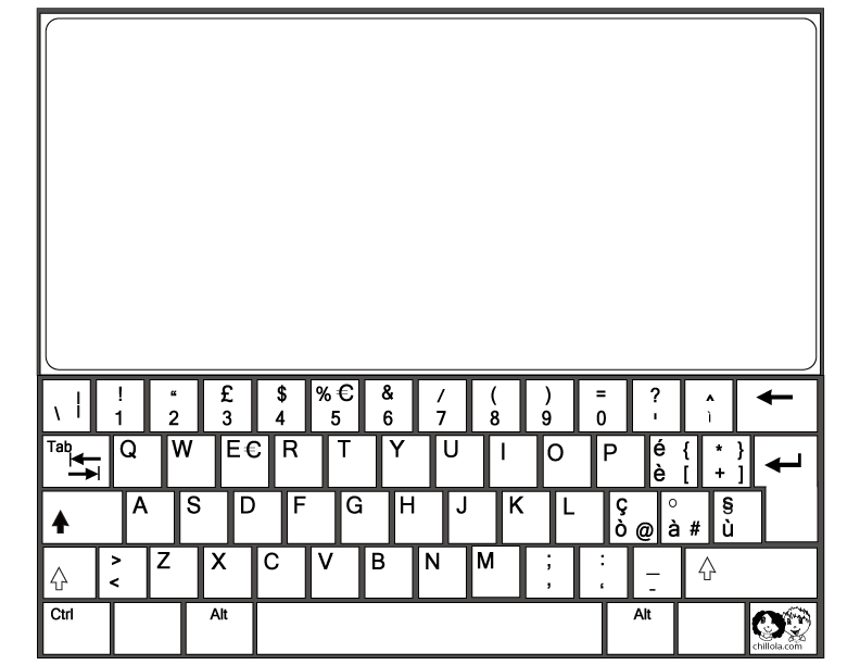 computer keyboard layout italian