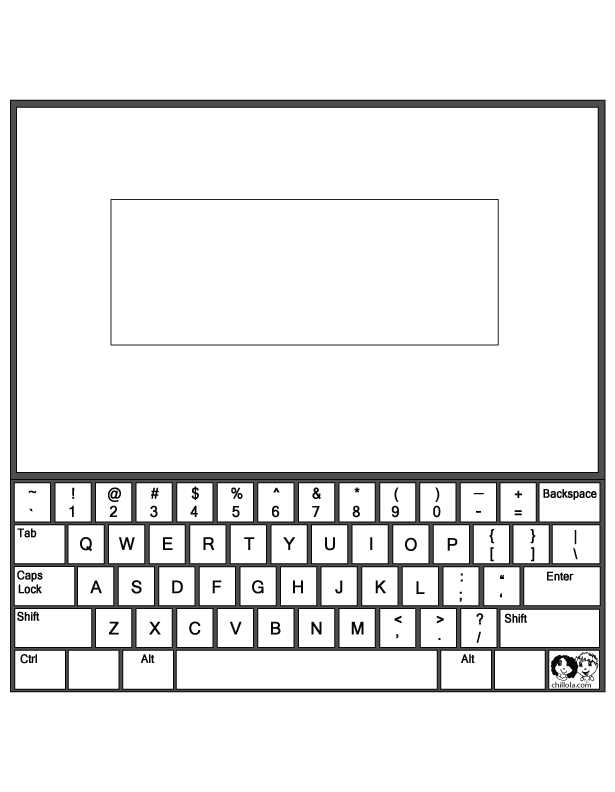  computer keyboard layout