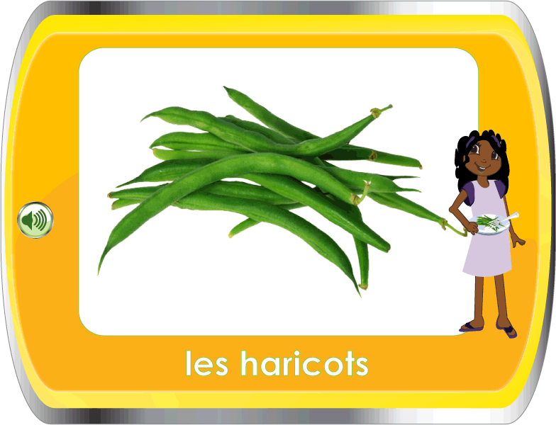 learn about vegetables in french