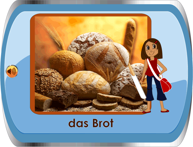 learn about food in german